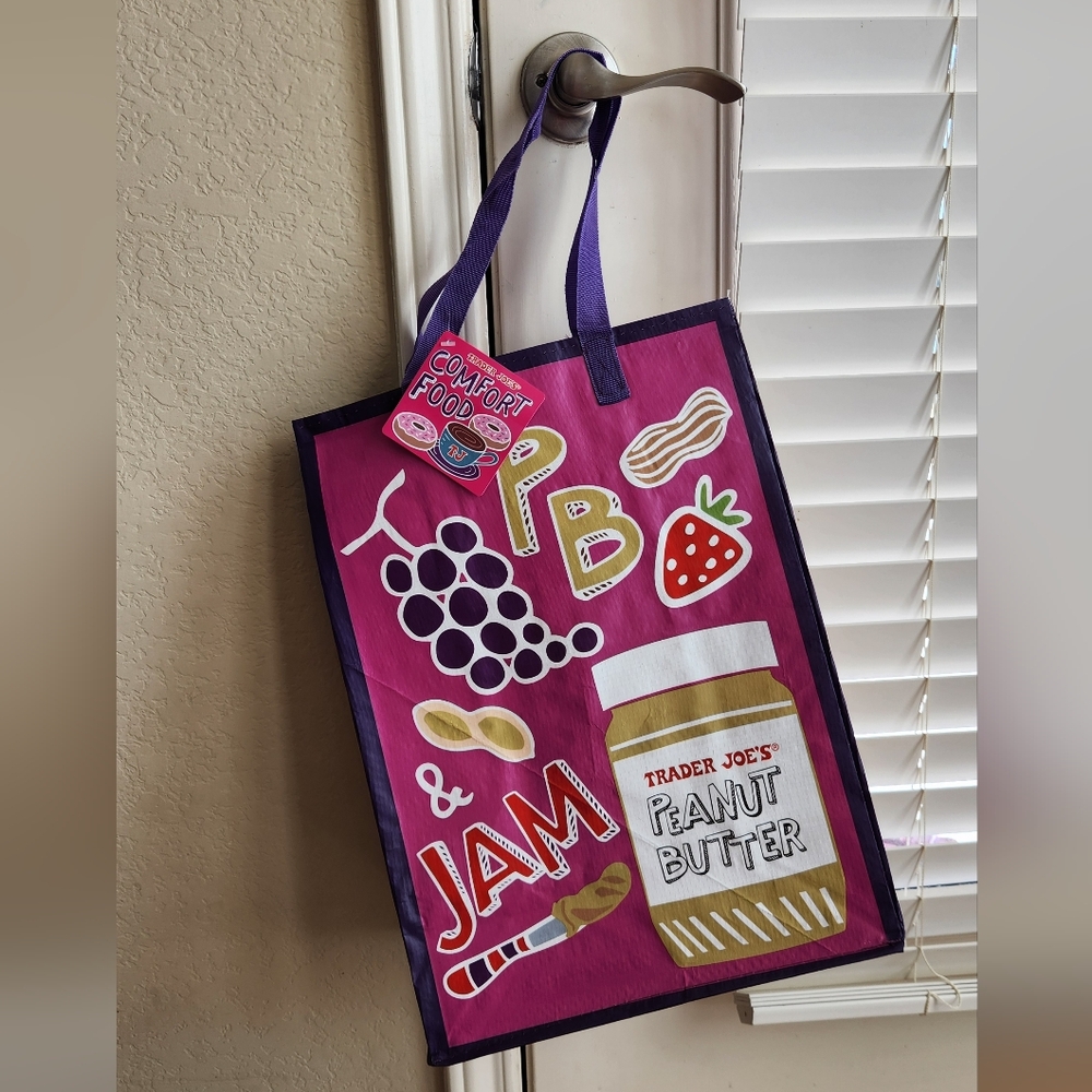 Trader Joe's Peanut Butter And Jam Tote Bag